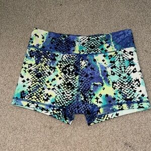 Colorful Snakeskin Print Spandex